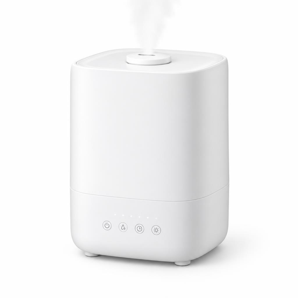 Duux Duux Neo Smart luchtbevochtiger 5 liter verwarming & wintercomfort vooraanzicht