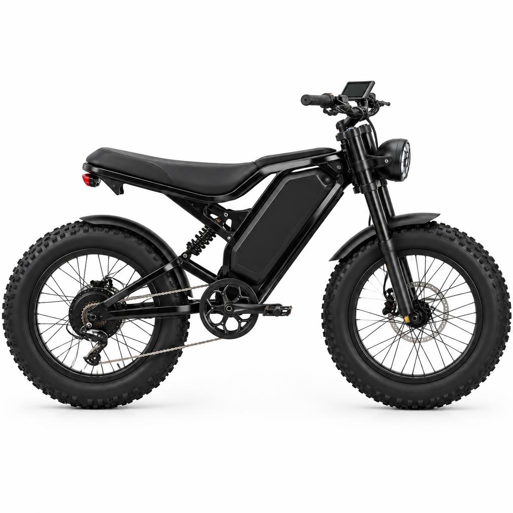 Engwe Engwe M20 full suspension fatbike — 250W, 55 Nm, 20 inch fatbikes vooraanzicht