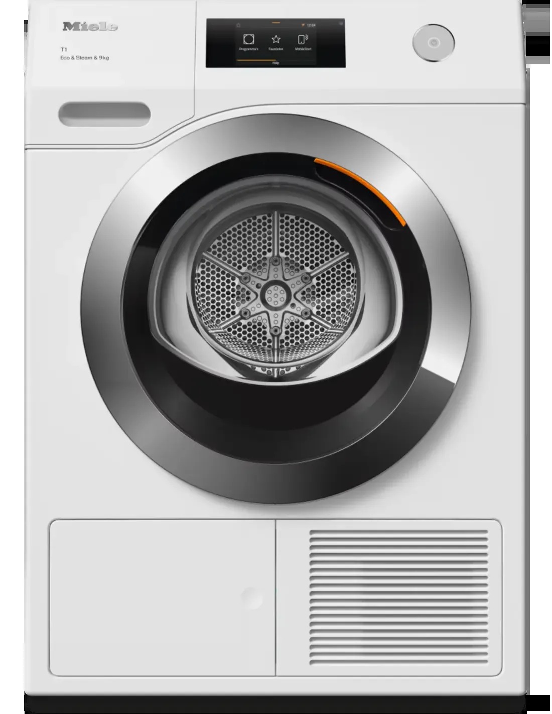 Miele Miele TCR790WP Eco & Steam warmtepompdroger 9 kg wasdroger vooraanzicht