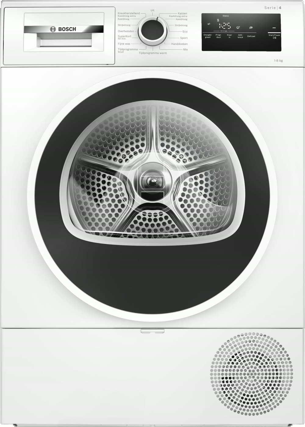 Bosch Bosch Serie 4 WTH8520LNL warmtepompdroger 8 kg wasdroger vooraanzicht