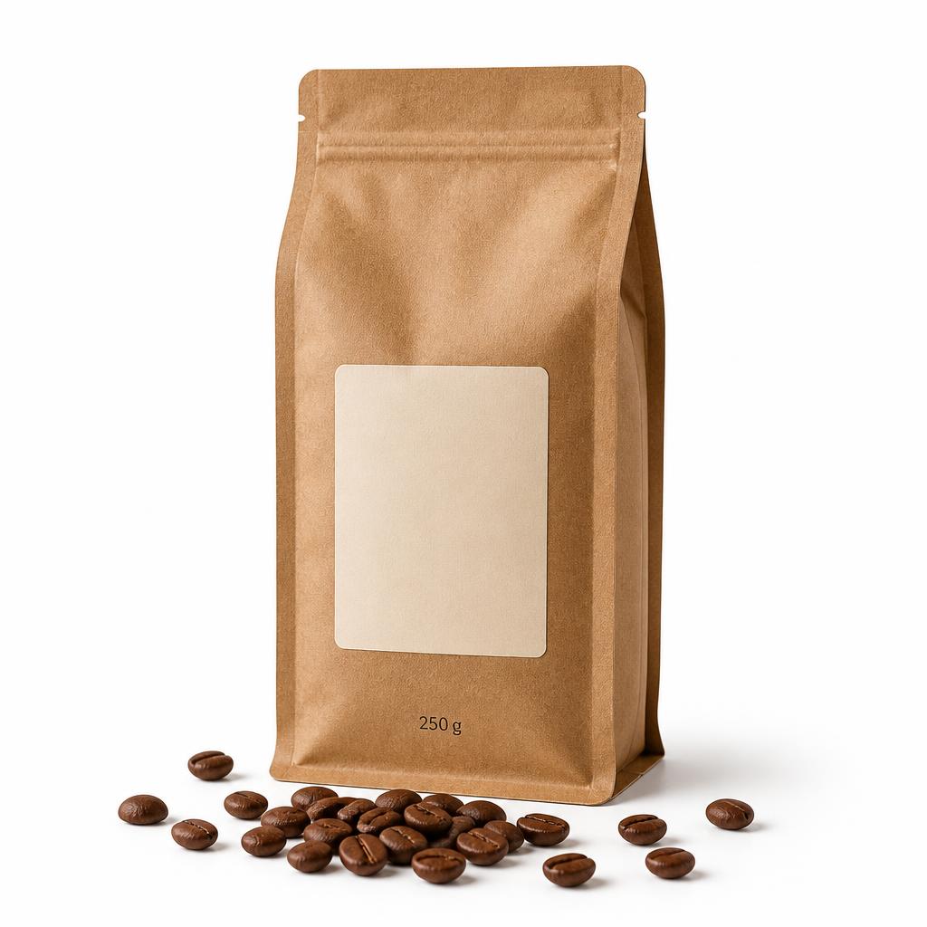 Witgoednu Zakje koffiebonen 250 g koffie automaten vooraanzicht